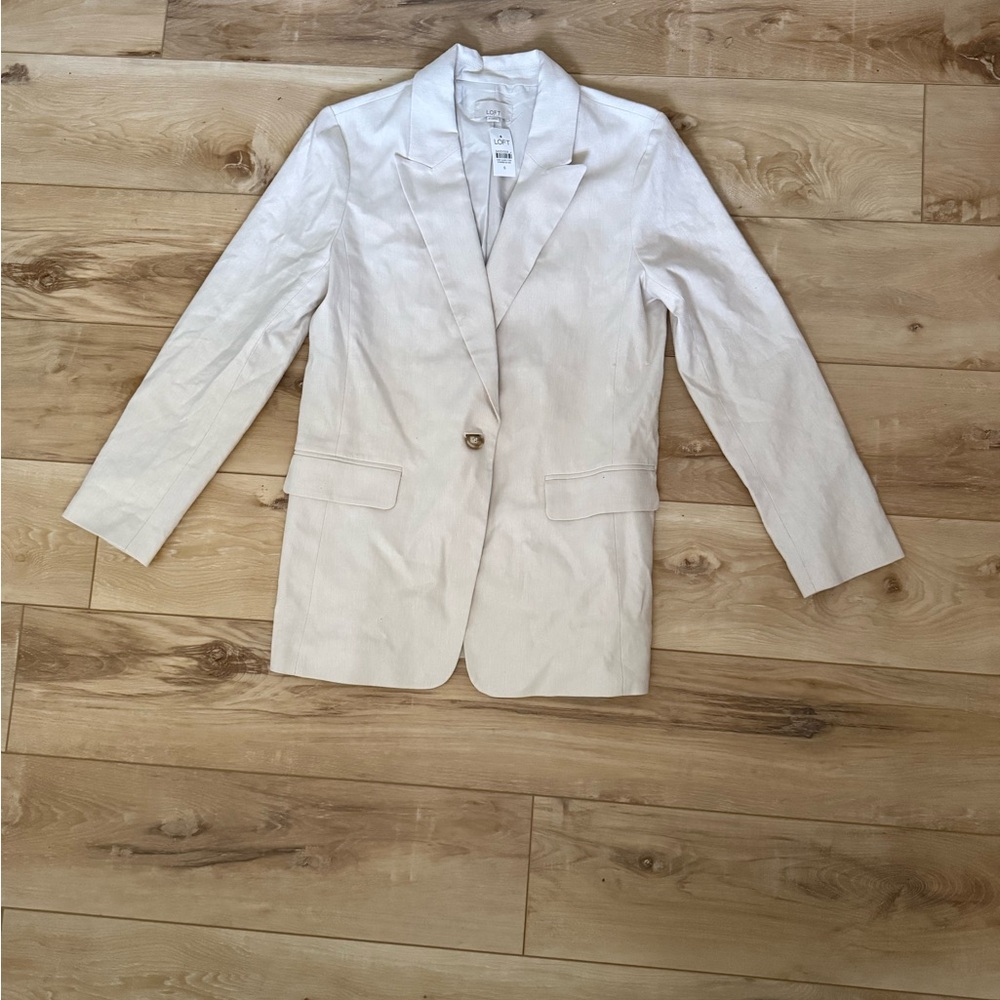 LOFT Light Beige Blazer
